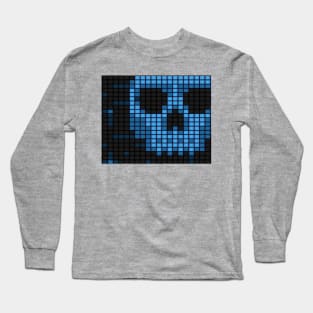 Digital skull Long Sleeve T-Shirt
